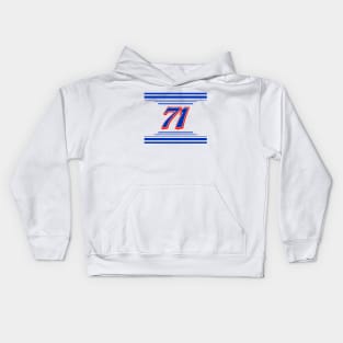 Rajah Caruth #71 2024 NASCAR Design Kids Hoodie